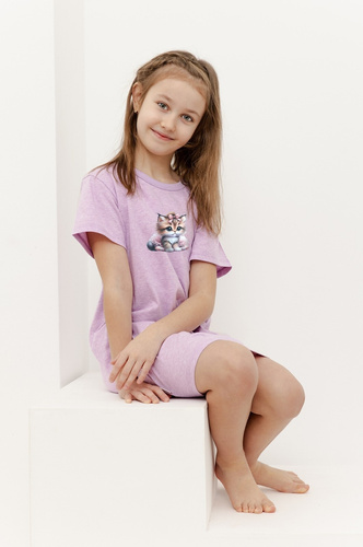 3383 Jemma Mädchenshirt Taro-lila