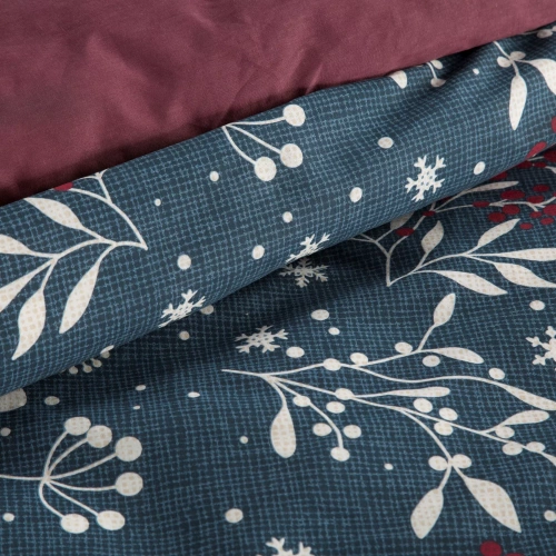 Eurofirany Kristy Weihnachtsbettwäsche – Renforcé-Baumwolle