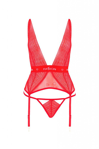 Mirajane Corset gorset damski Passion czerwony