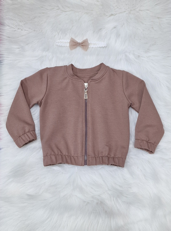 Gracja Kinder-Bomber-Sweatshirt Bambarillo Beige