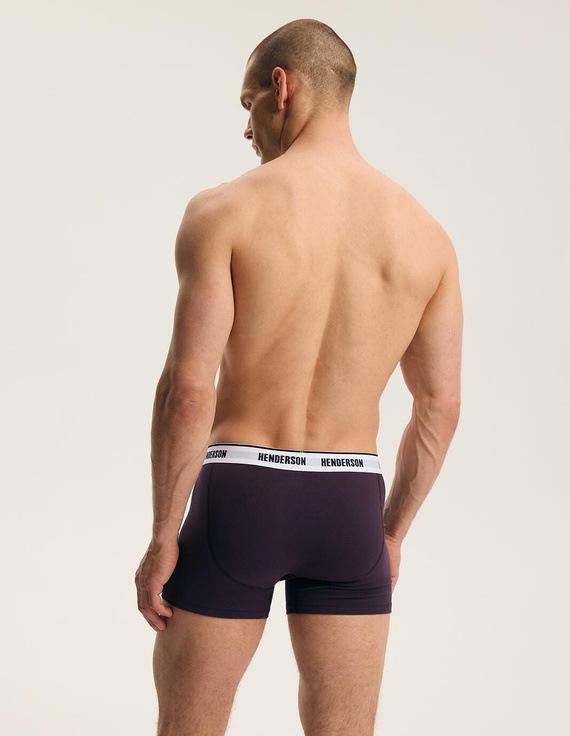 Henderson 45476 Free Herren Boxershorts 2er-Pack Baumwolle mit breitem Logo-Bund