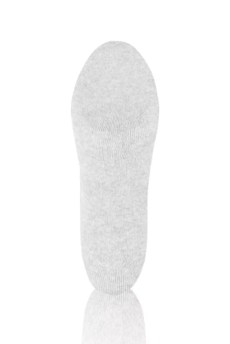 S150D Halbe Frottee lange Socken Italian Fashion - hell melange