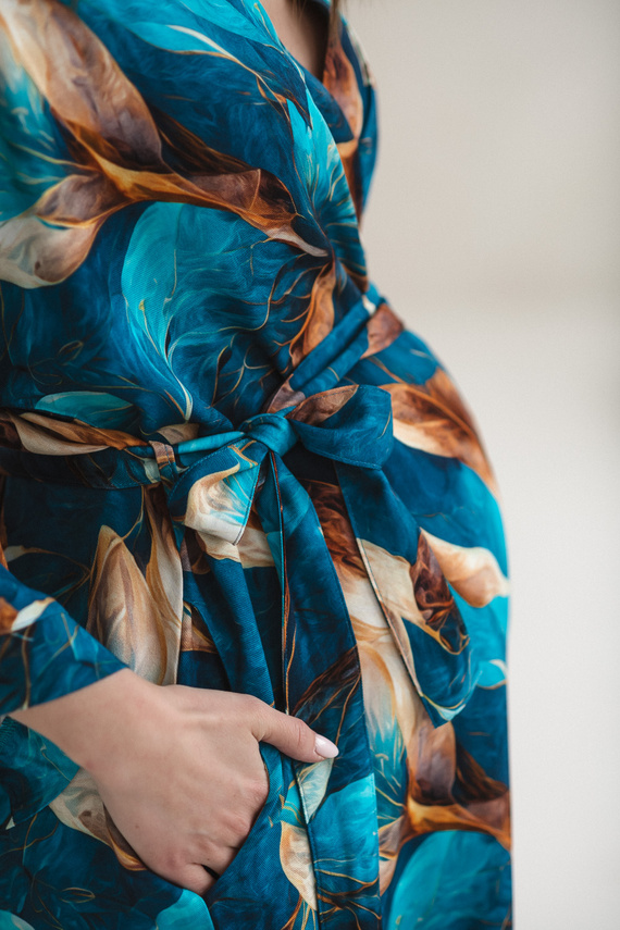 Milk&Love Bambus Umstands-Bademantel 100% Viskose