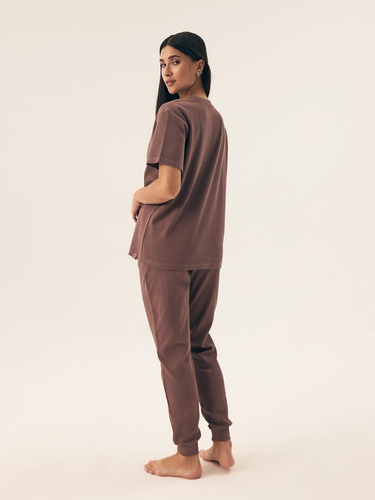 43349 Nilsa Henderson Damenpyjama – braun