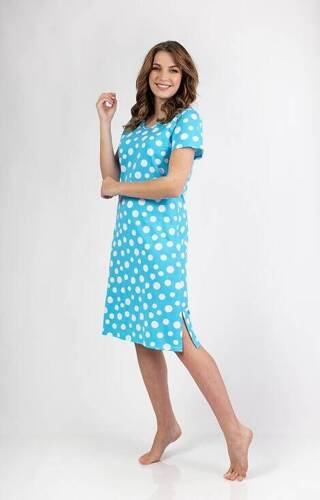 157 Regina Nachthemd – Türkis