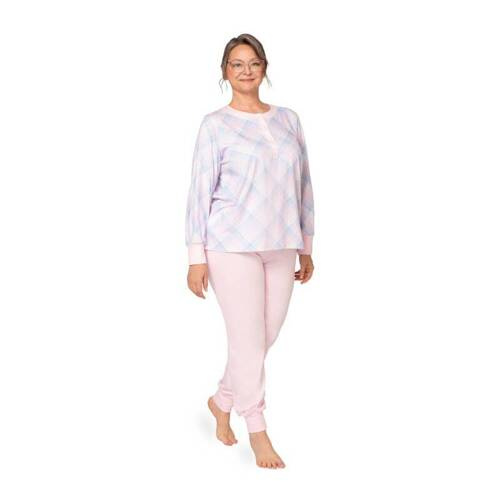 258 Edyta III Interlock Martel Damenpyjama – rosa