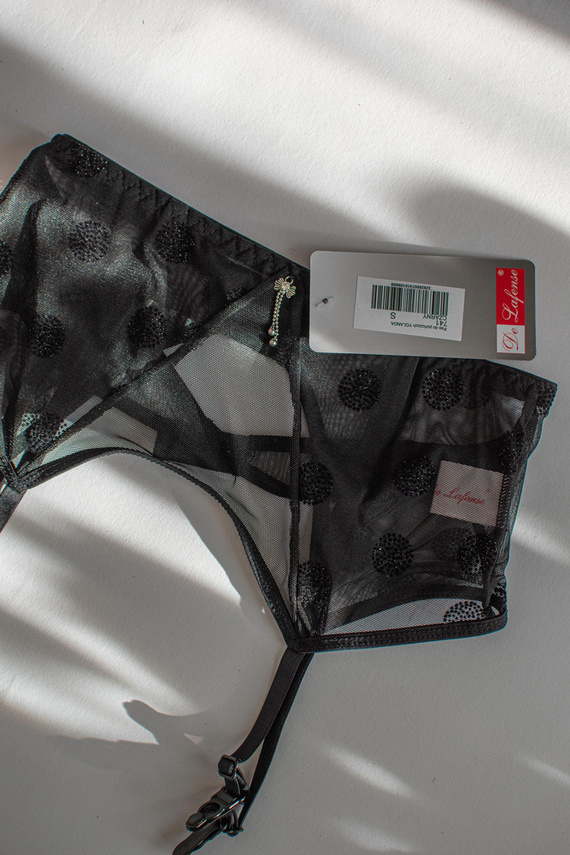 741 Yolanda Strumpfgürtel De Lafense- schwarz