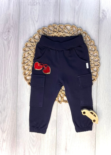 Kinder Jogginghose Mamatti SJ05 dunkelblau – bequeme Baumwollhose