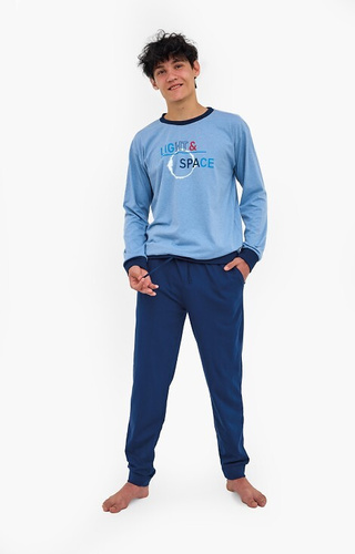 998/57 Cornette F&Y Jugendpyjama – Baumwolle, lange Ärmel, Hose