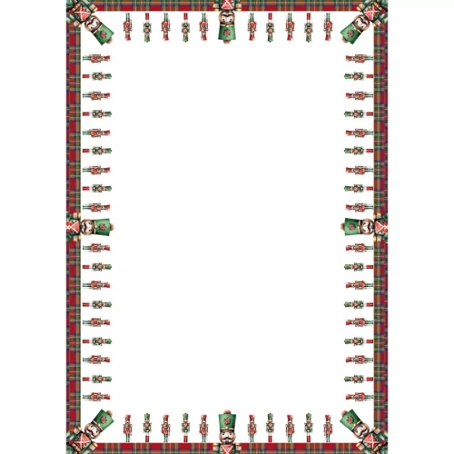 PBN279 Nussknacker Weihnachtstischdecke Marquisette