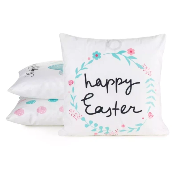 Eurofirany Wiosna 4– dekorativer Oster Kissenbezug stilvoll