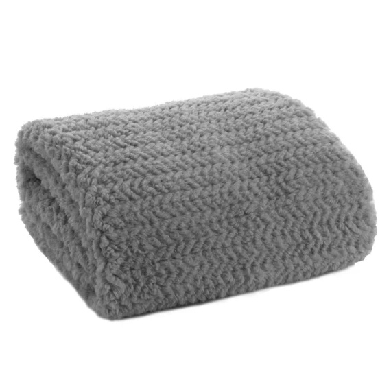 Laris Blanket, Mikrofaser-Tagesdecke, Eurocurtains, Silber