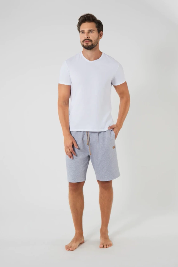 Leader Herren-Shorts Italian Fashion-melange
