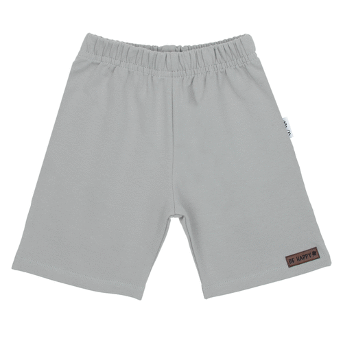 169517 Nicol Kindershorts – Unisex, Baumwolle mit Elasthan, bequem, polnische Produktion – grau
