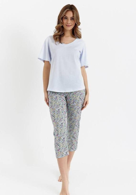 462 Cana Damenpyjama, blau