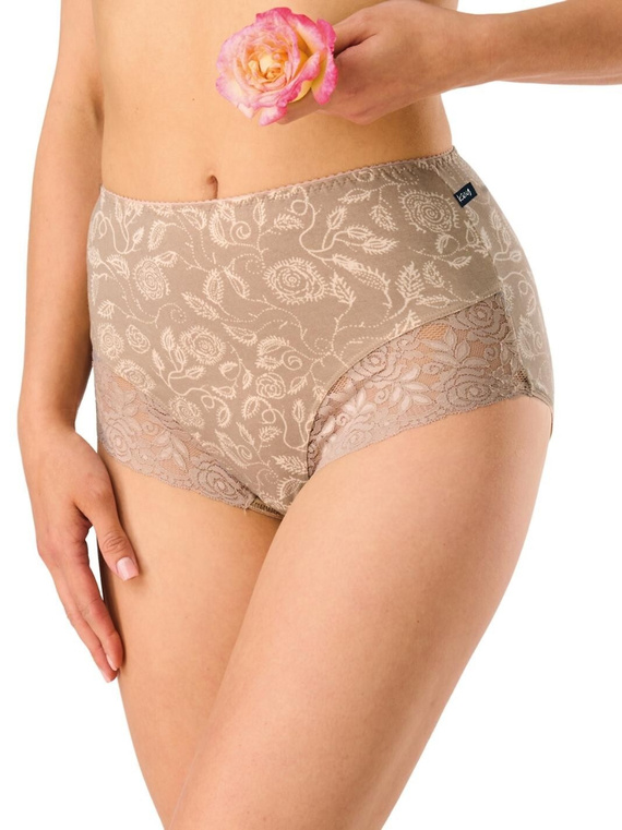 LPF 599 Key Damen Slip Beige-Mocca Maxi Bikini – Komfort und Eleganz aus hochwertiger Baumwolle