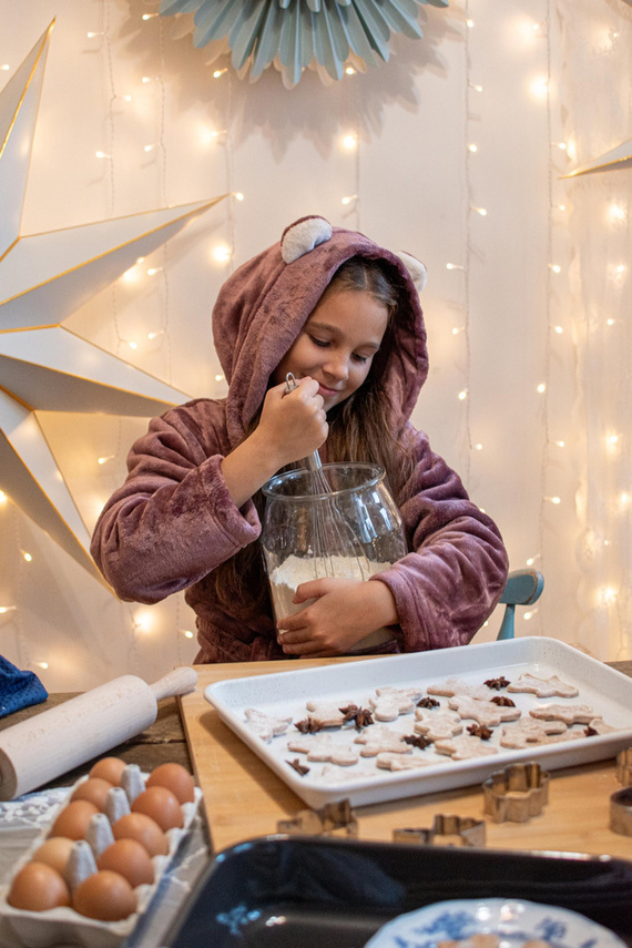 730 Serena Forex Kinder-Bademantel - Berry