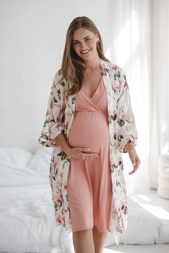 Star Light Umstands- und Stillnachthemd Kräuterrose Milk&Love – Bambusviskose | Komfort und Weiblichkeit