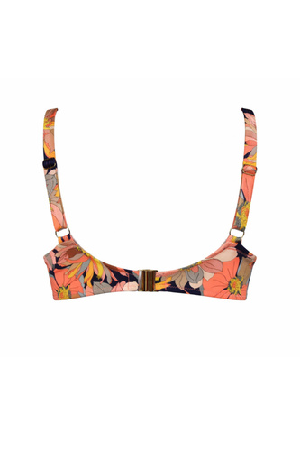 Mediolano Orango 20004 Bikini Oberteil Full Cup mit Blumenmuster