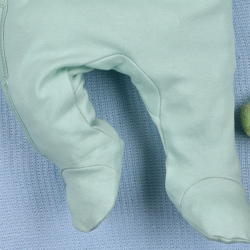 ABN-5568 Dino Explorer Babyclown Nini mint | Bio-Baumwolle, Druckknopfverschluss