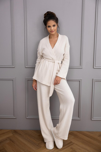 Journey Sensis Damenpyjama – Homewear aus Waffelstoff