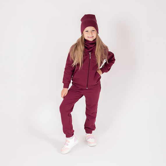 217272 Alisa Nicol Sweatshirt – Baumwolle, Burgunderrot