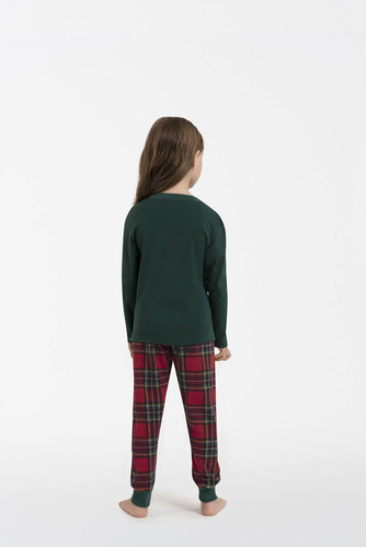 Tess Kinderpyjamas Italian Fashion - grün/print