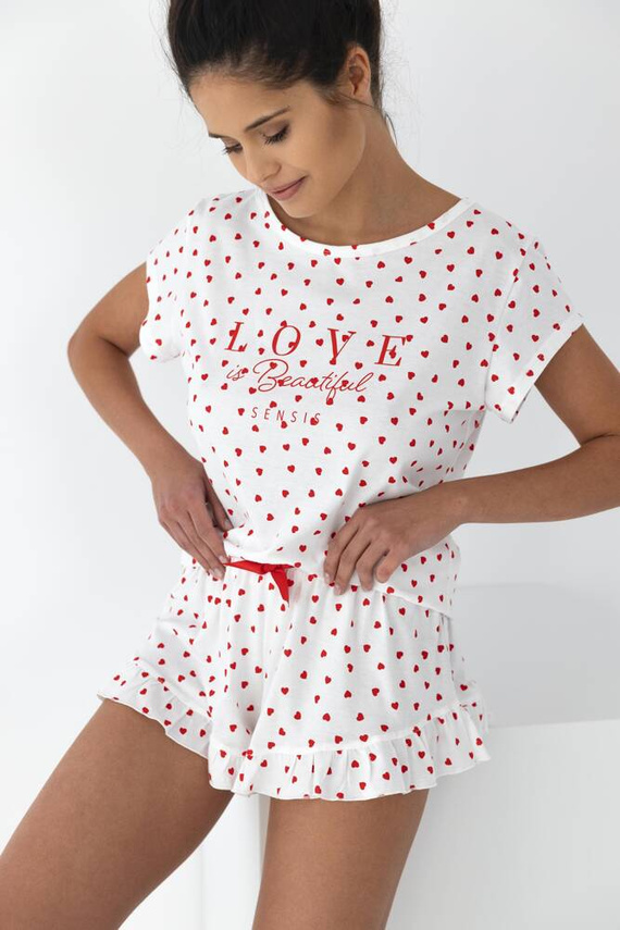 Justine Sensis Damenpyjama – Creme