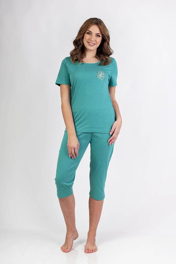 692 Regina Damenpyjama – grün