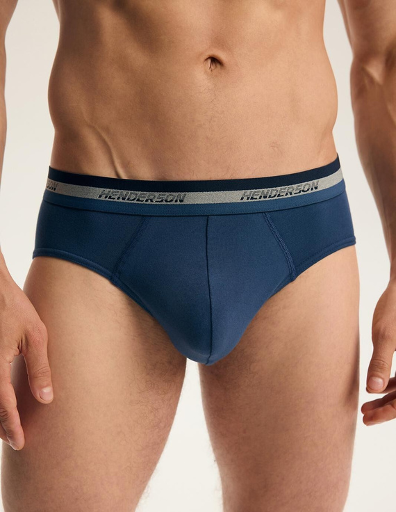 Henderson Far 45787 Herren-Slips 2er-Pack Baumwolle Grau und Jeans