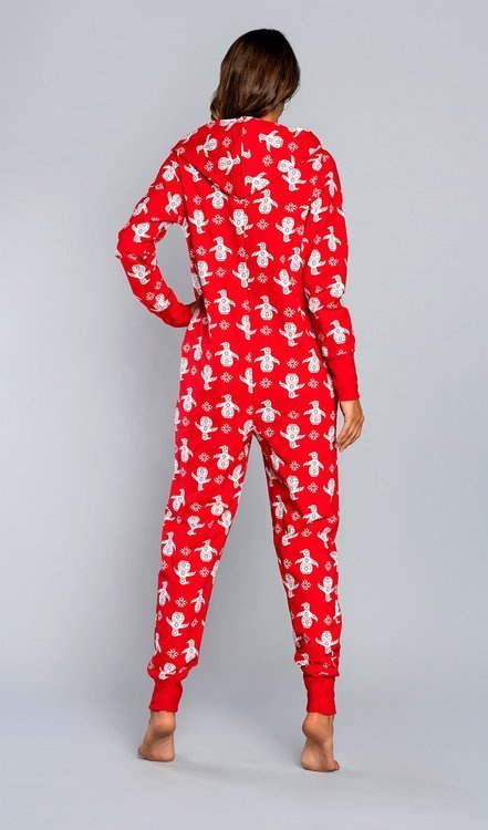 Nana Ladies' langer Overall Italienische Mode - rot 