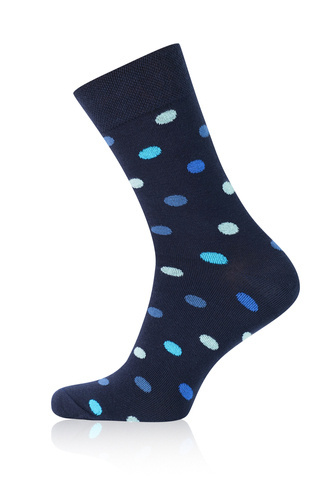 M21 Herren lange Socken Italian Fashion - marineblau/blau