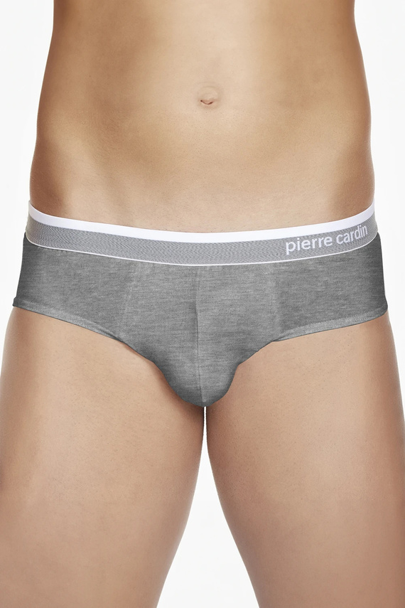 PCU 402 Pierre Cardin grau – klassischer Herren-Baumwoll-Slip, bequem für jeden Tag