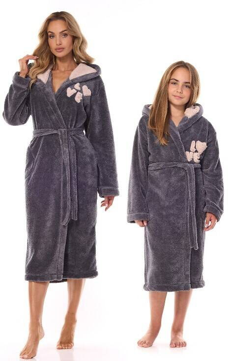 2434 LO L&L Kinderbademantel – Onyx