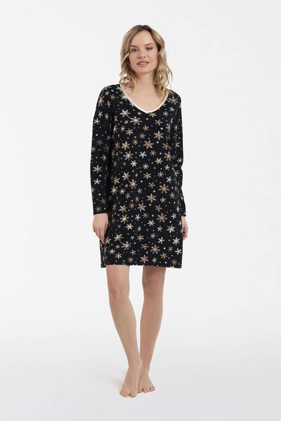 Laponia Nachthemd Italienische Mode - Druck