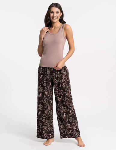 Damenpyjama Moraj PDD4000-009 Cappuccino Baumwolle Viskose