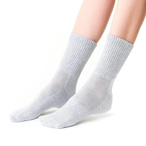 Art.127 Fitness Halbfrottee-Socken für Damen Steven – 002 hellgrau