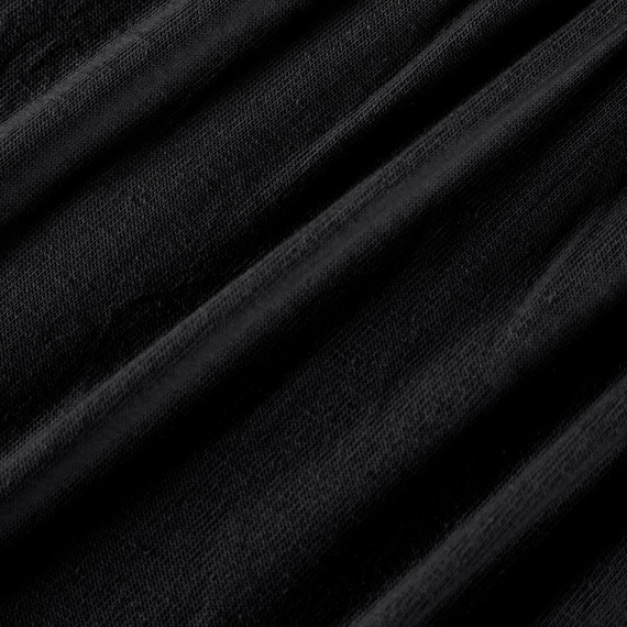 Jersey-Spannbettlaken 4 Eurofirany mit Gummizug Baumwolle Elastan 190 g/m² Schwarz