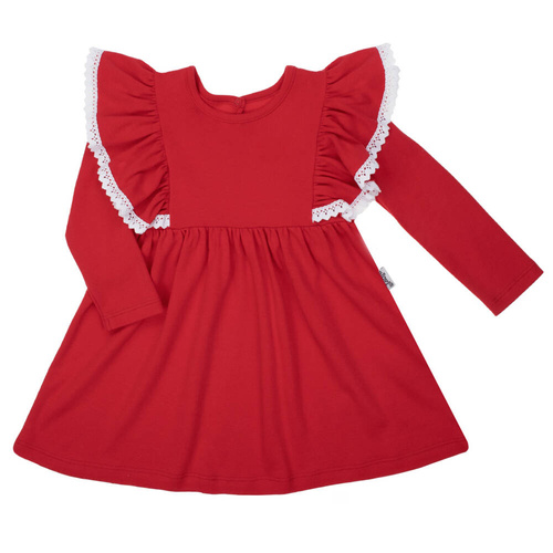 163179 Kleid für Mädchen „Magic of Christmas“ Nicol – rot