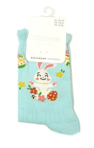 Art.136 Happy Ester Steven Damensocken – 130 blau