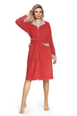 586 Elodie Castle Forex Damen Morgenmantel - koralle