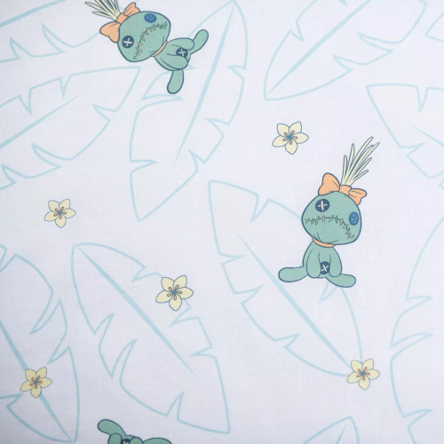Jerry Fabrics Baumwollbettwäsche Lilo & Stitch Tropical Hugs 100x135 40x60
