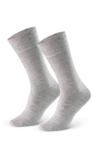 art.083 Kaschmir Herrensocken mit Kaschmir Steven - 002 grau
