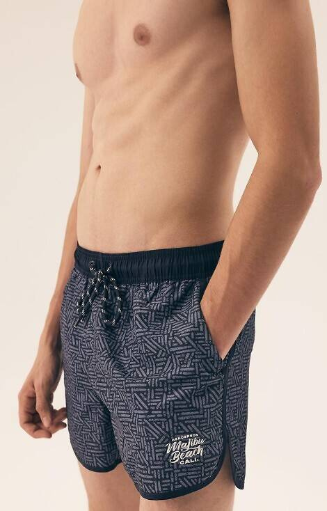 42612 Raw Henderson Herren-Badehose – Marineblau