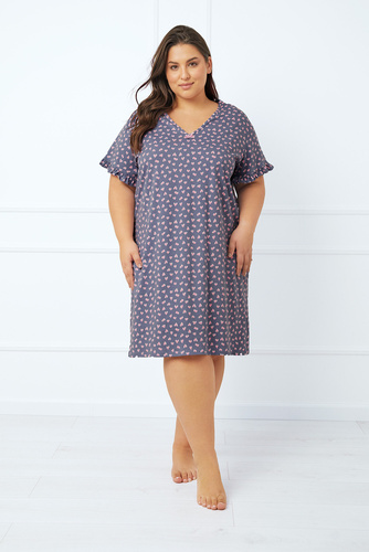 Lotte Damen Kurzarm Shirt Italian Fashion - Druck