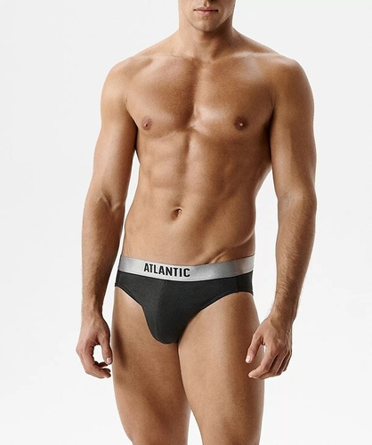 Sportliche Herren Slips Atlantic 2MP-1589 – perfektes Fit, elastischer Bund, 2er-Pack