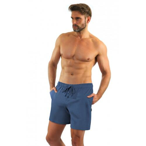 Milo 2 Sesto Senso kurze Pyjamahose, glatte Jeans