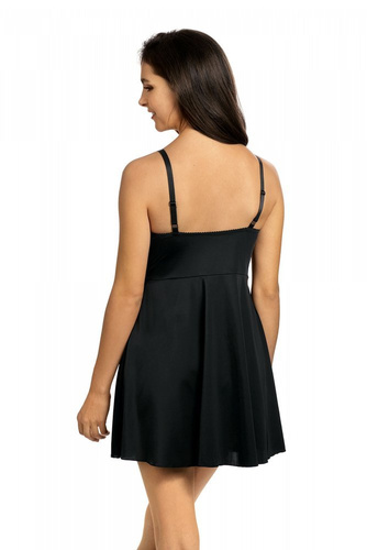 144 Lupoline Nachthemd - schwarz