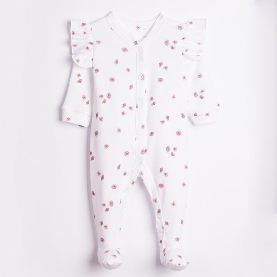 Nicol Hania 226031 Baby-Strampler aus Baumwolle mit Blumenmuster