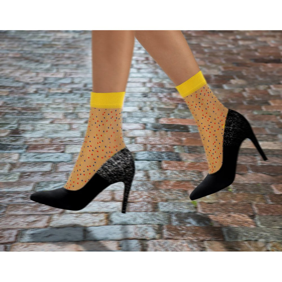 Sesto Senso Damen Nylonsocken, Beige